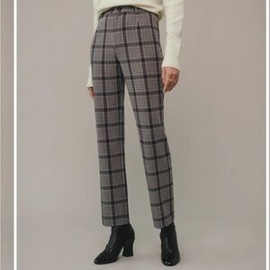 Reformation franklin plaid deadstock fabric pant size 0